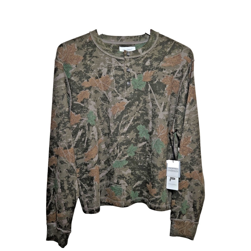 Public Supply NYC Oversized Long Sleeve Shirt‎ Medium NEW With Tags